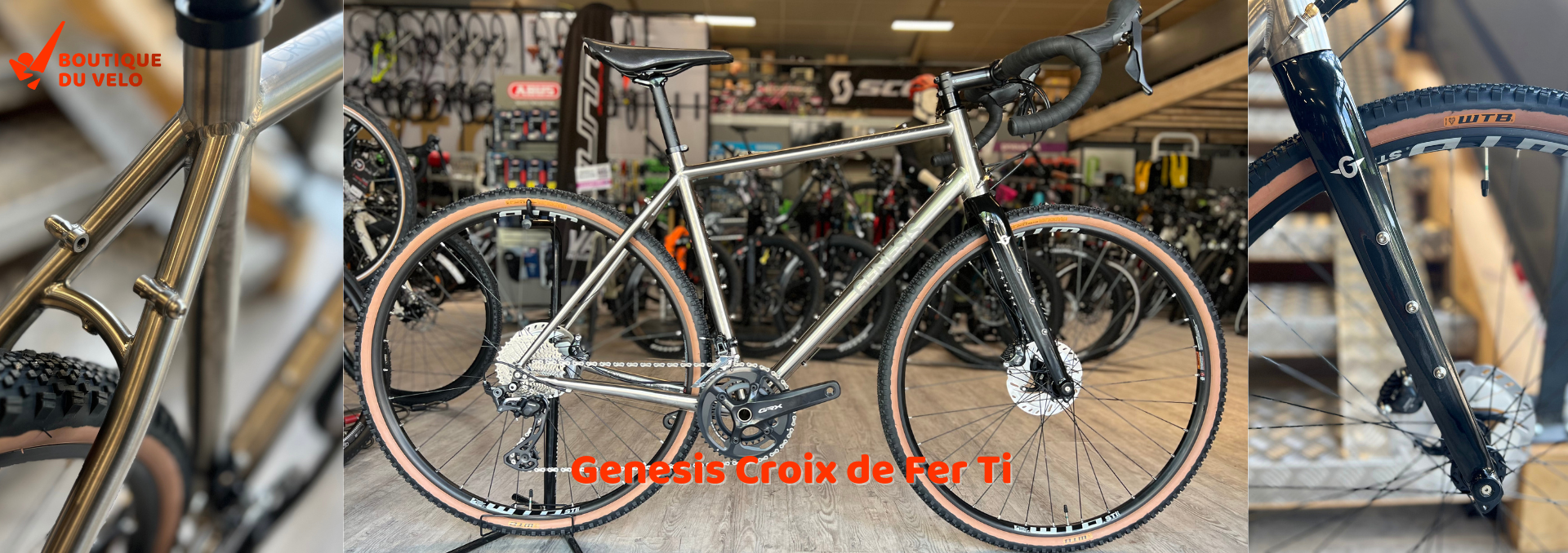 Le vélo de gravel ultime de Genesis avec cadre titane.